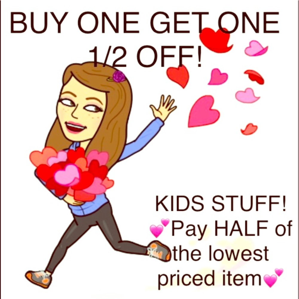 ✨Buy one get one 1/2 off✨